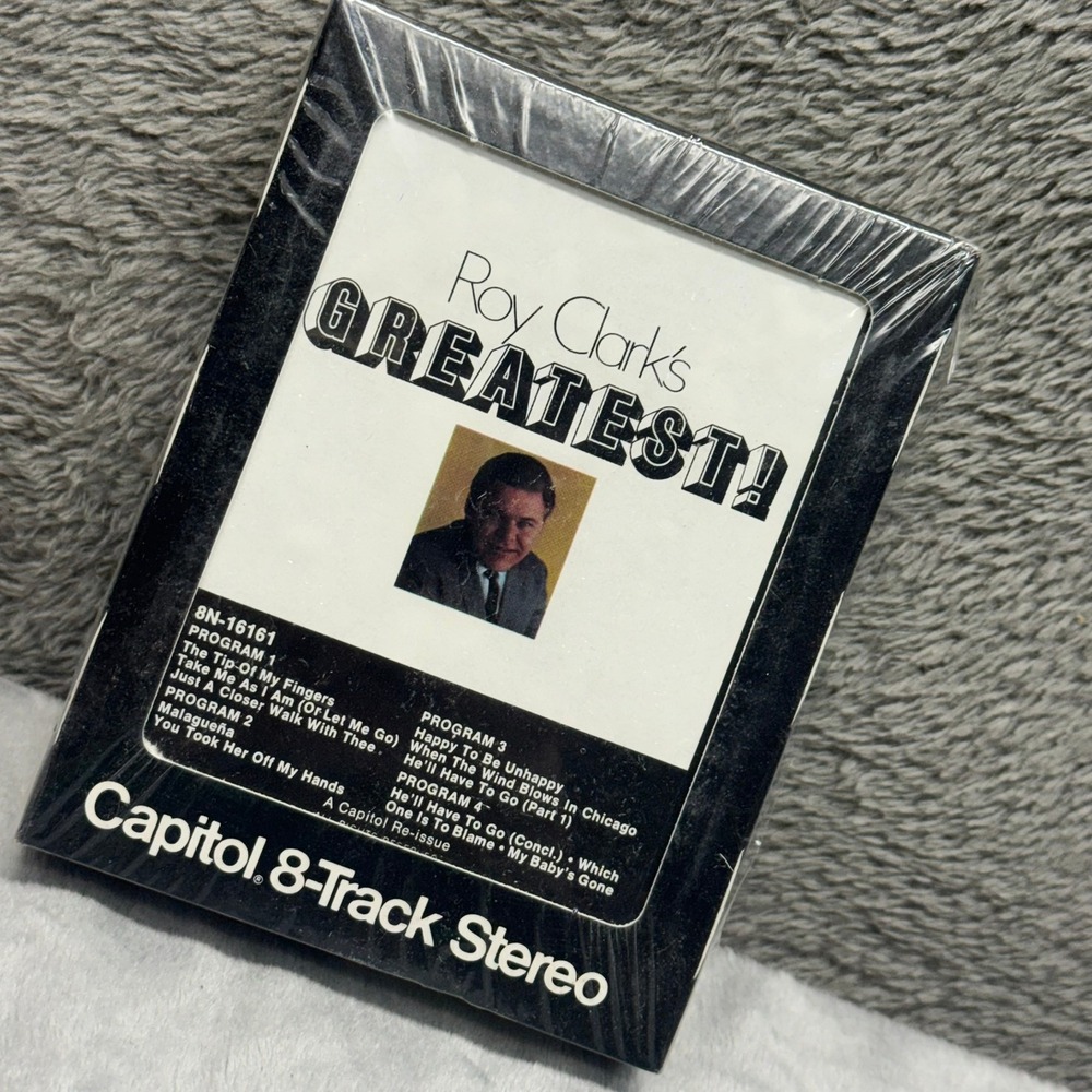 Roy Clark's Greatest Capitol 8 Track Stereo‎ Music Cartridge 8N 16161